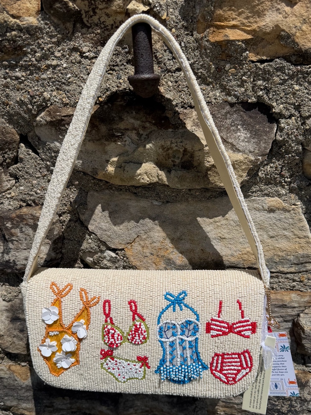 NWT Beaded Bikini bag purse Tj Maxx